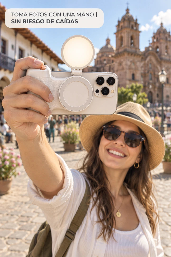 Toma fotos con una mano sin riesgo de caídas
