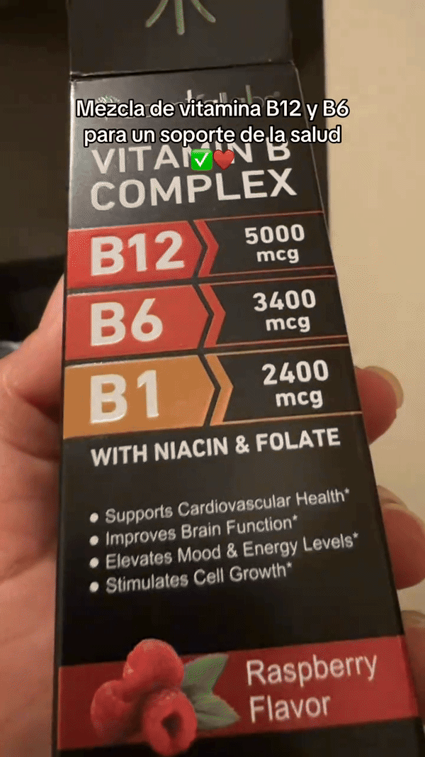Vitamina B12 y B6, complejo de vitamina B sublingual B12 - Vitamina B – Ofertasenmexico.com