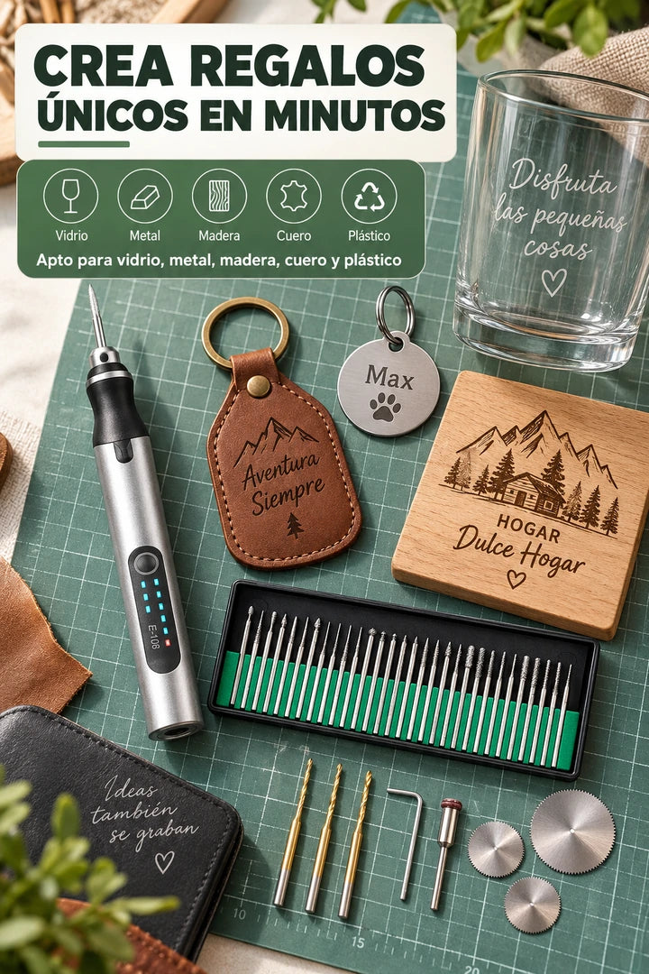 Regalos personalizados con grabador eléctrico