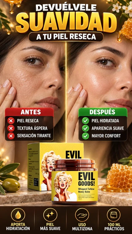 Bálsamo Hidratante EVIL GOODS — Suaviza la piel reseca