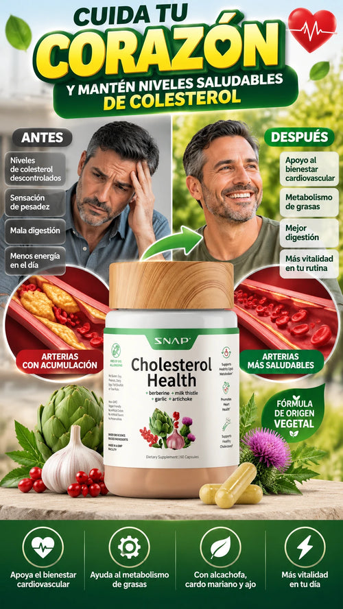 Suplemento de Esteroles Vegetales para Colesterol — Apoya tu equilibrio cardiovascular diario
