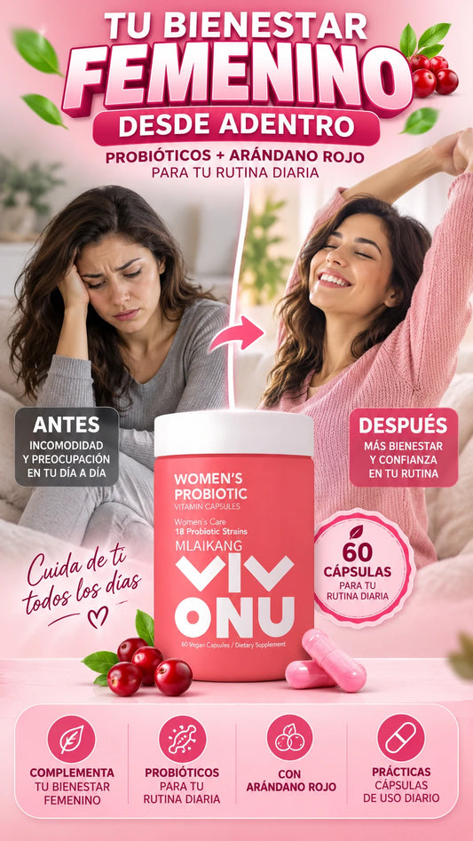 Probióticos para Mujer — Complementa tu bienestar diario