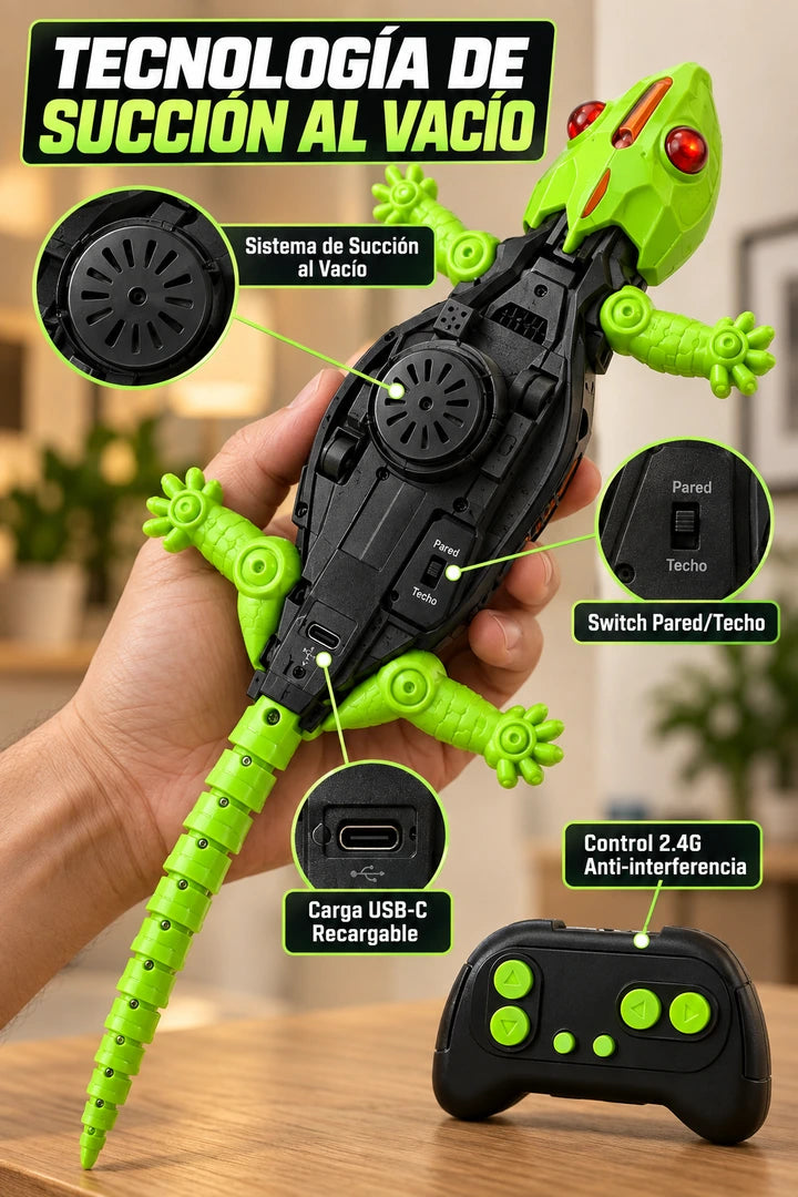 Tecnología de succión del lagarto RC