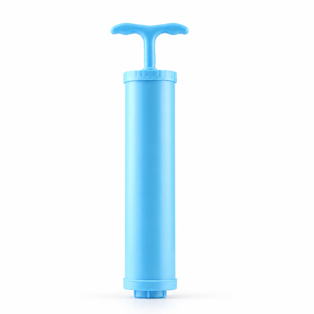 Bomba manual azul para bolsas de vacío
