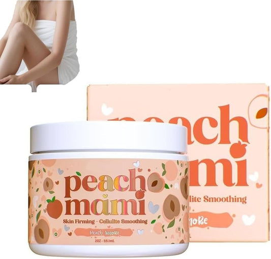 Crema Peach Mami Corporal Reafirmante-CELULITIS / PIEL CON HOYUELOS EN PIERNAS Y GLÚTEOS