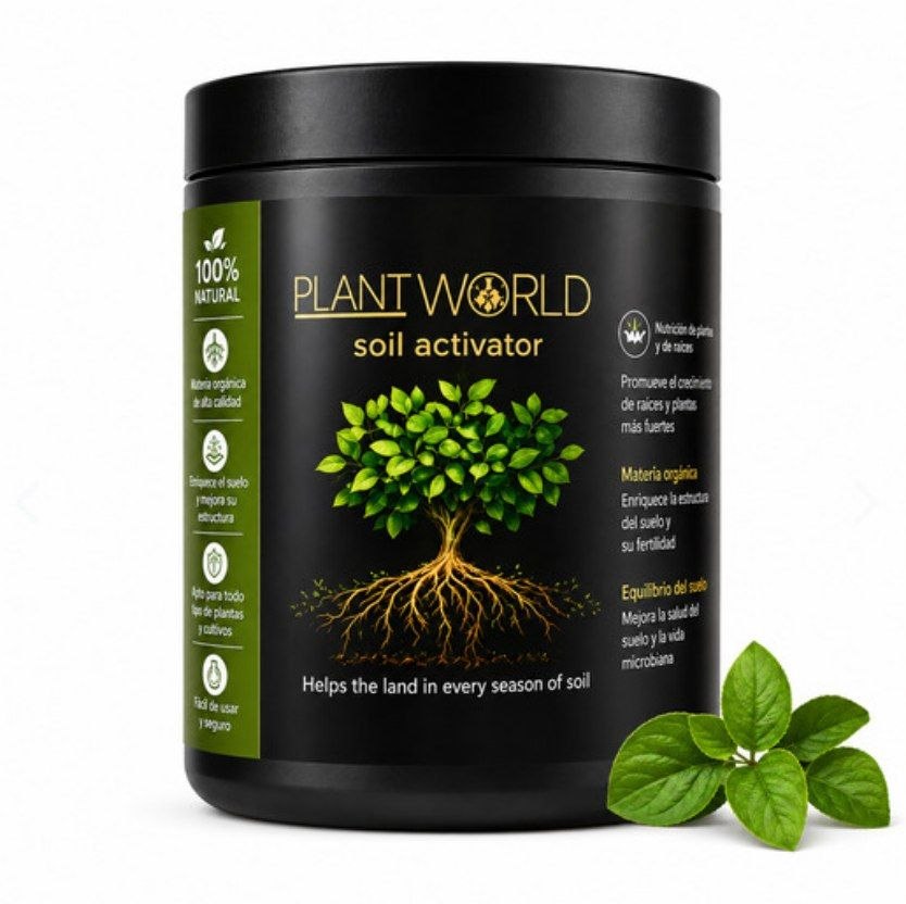 Soil Activator Plant World Mejora Suelo-  TIERRA DURA: “RIEGAS Y EL AGUA SE QUEDA ARRIBA”