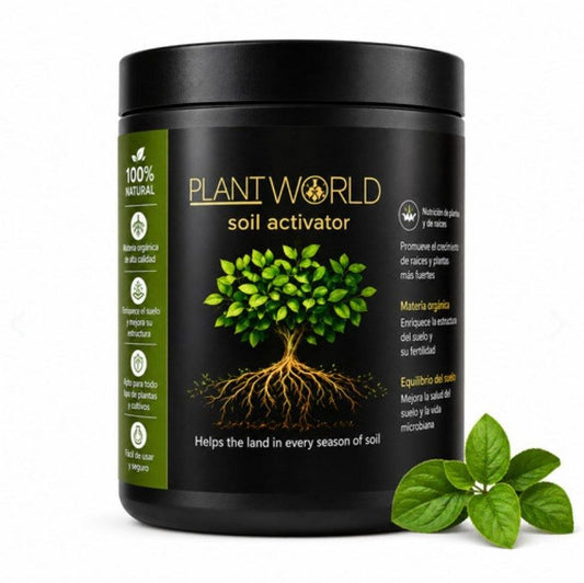 Soil Activator Plant World Mejora Suelo-  TIERRA DURA: “RIEGAS Y EL AGUA SE QUEDA ARRIBA”